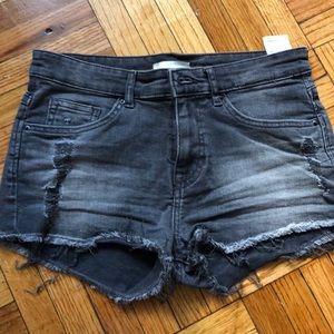 🚫UNAVAILABLE🚫 H&M Distressed Grey Denim Shorts